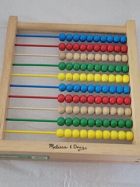 Melissa & Doug Classic Wooden Bead Abacus - Multicolor